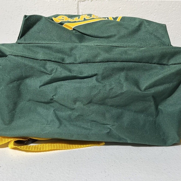 Oakland Athletics A’s MLB Backpack Promotional Stripes Bag Green Yellow White - Picture 6 of 13